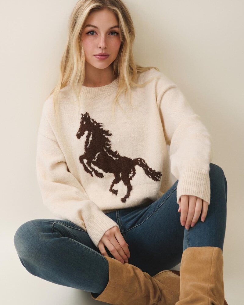 Janice Horse Sweater