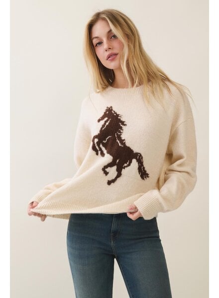 Janice Horse Sweater