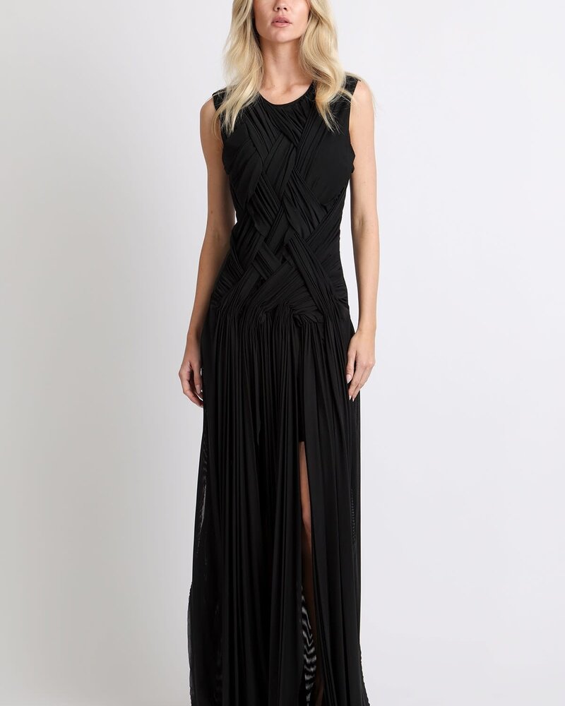 Century Crisscross Maxi Slip Dress
