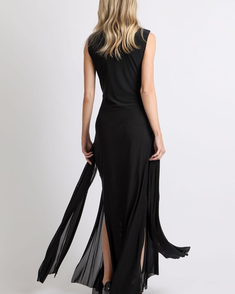 Century Crisscross Maxi Slip Dress