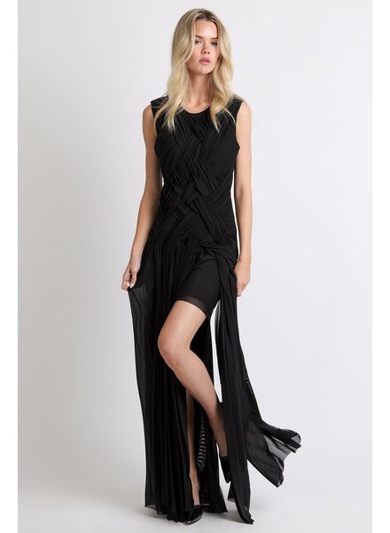 Century Crisscross Maxi Slip Dress