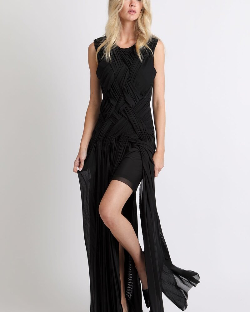 Century Crisscross Maxi Slip Dress