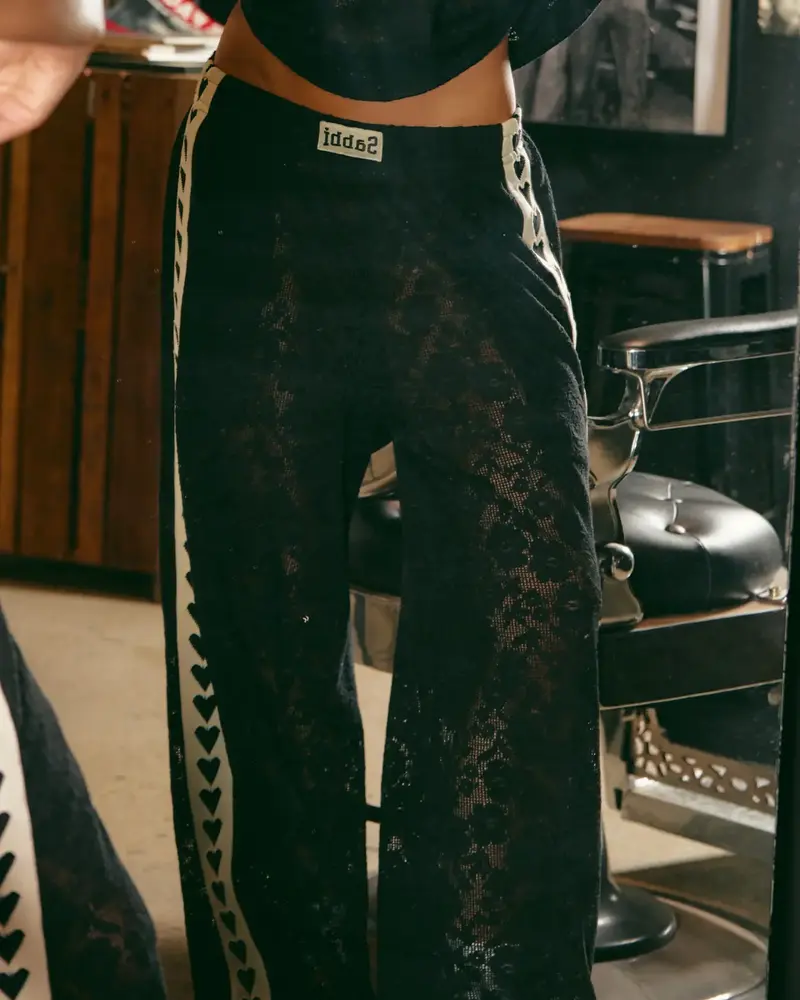 Sabbi The Raving Hearts Pants Lace | Black