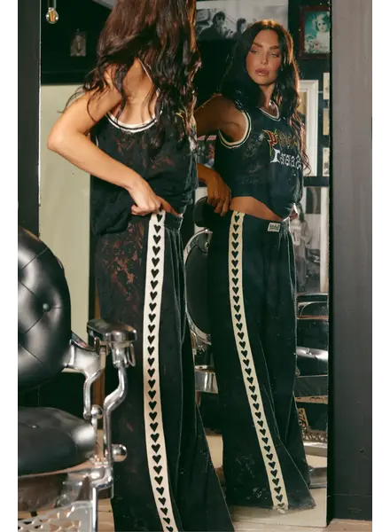 Sabbi The Raving Hearts Pants Lace | Black