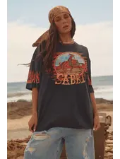 Sabbi The Flaming Cowboy Tee | Black