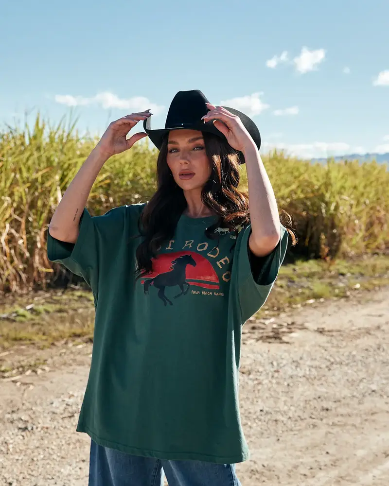Sabbi I Love Country Music Tee | Green