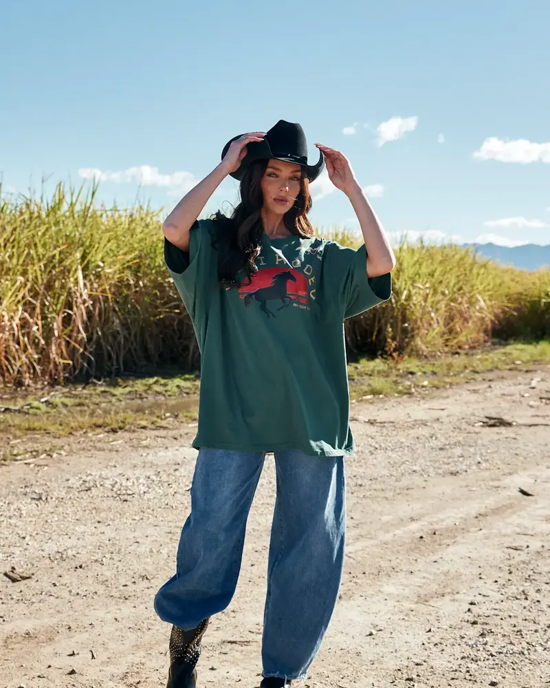 Sabbi I Love Country Music Tee | Green