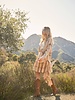 Western Embroidered Snap Button Shirt | Taupe