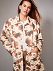 Cow Printed Denim Jacket
