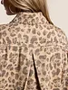 Studded Cheetah Denim Jacket