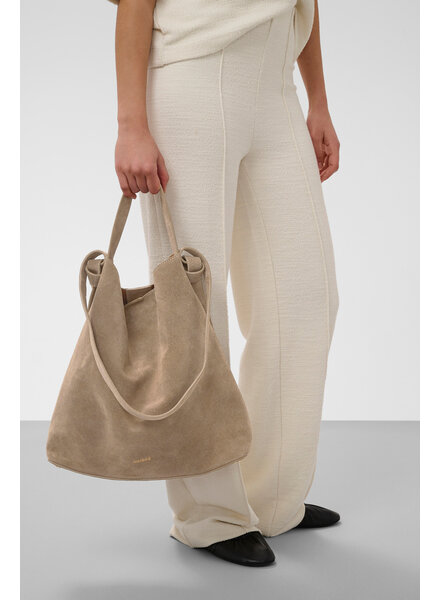 Calilje Suede Bag | Taupe