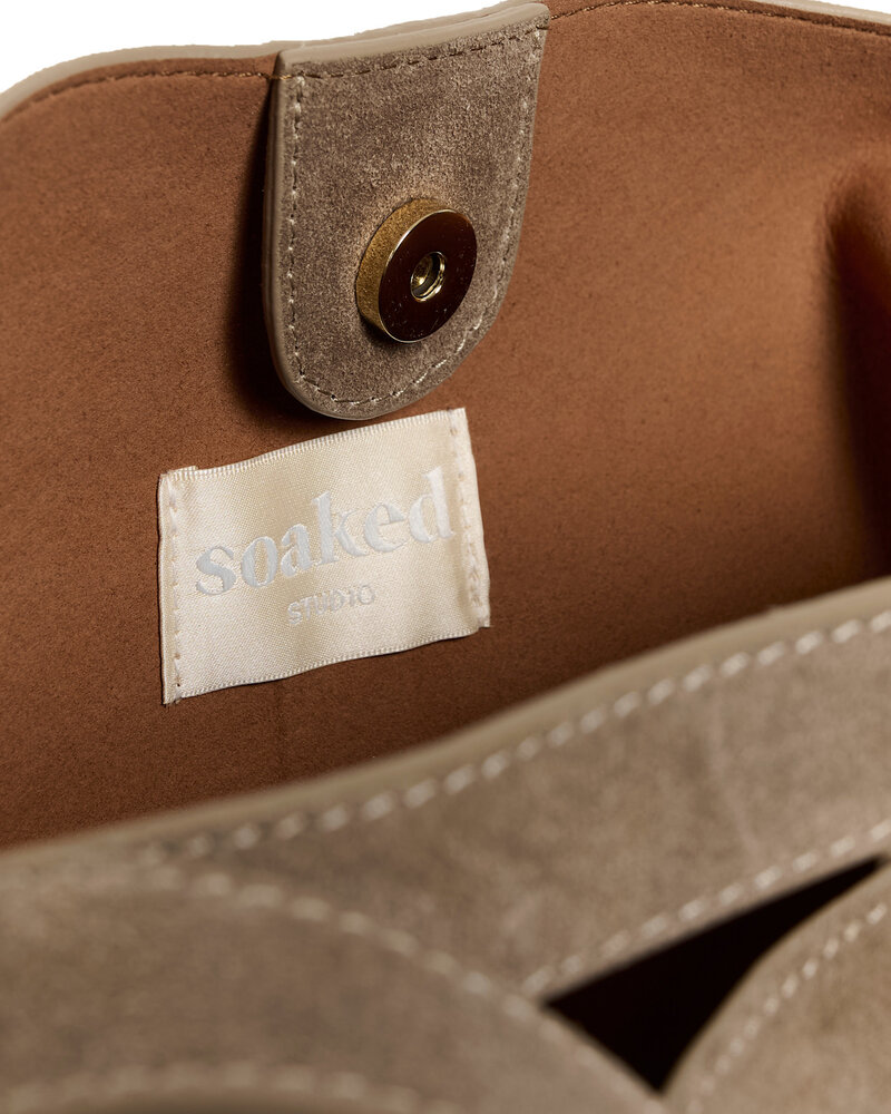 Calilje Suede Bag | Taupe