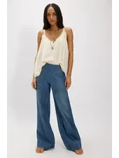 Free People Breezy Denim Pull-On Jeans | Cobalt