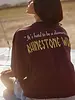 Sabbi Rhinestone Tee Chocolate Tee