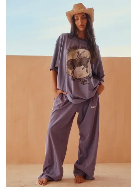 Sabbi Crazy Horse Tee Dusty | Lavender