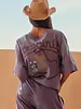 Sabbi Crazy Horse Tee Dusty | Lavender