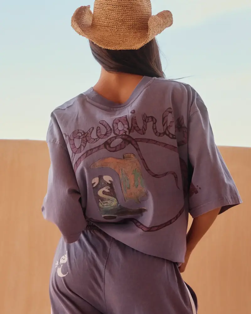 Sabbi Crazy Horse Tee Dusty | Lavender