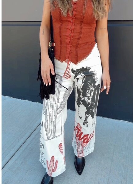 Running Wild Wide Leg Jean