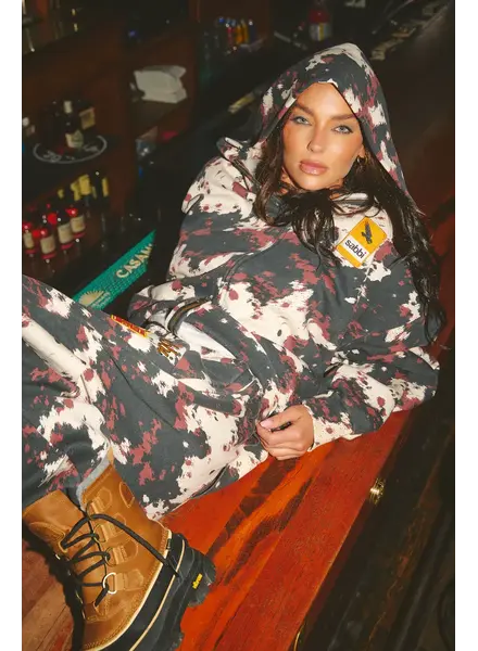 Sabbi Cowprint Sabbi Ranch Zip Hoodie