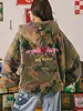 Sabbi Be Kind Bomber Jacket Camo