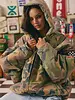 Sabbi Be Kind Bomber Jacket Camo