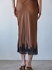 Sabrina Satin Midi Skirt