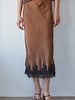 Sabrina Satin Midi Skirt