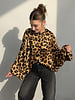 Lachlan Leopard Satin Blouse