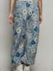 Vintage Twill Floral Pants | Floral
