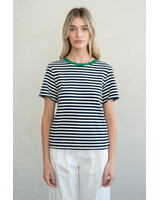 Lillian Tee | Navy Stripe
