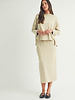 Lanie Long Sleeve Jersey Top | Taupe