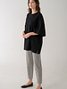 Soft Structure Oversized Top | Black