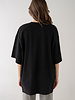 Soft Structure Oversized Top | Black