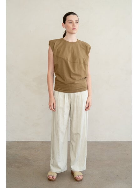 Seam Detail Tee | Moss