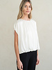 Gathered Neck Bubble Blouse