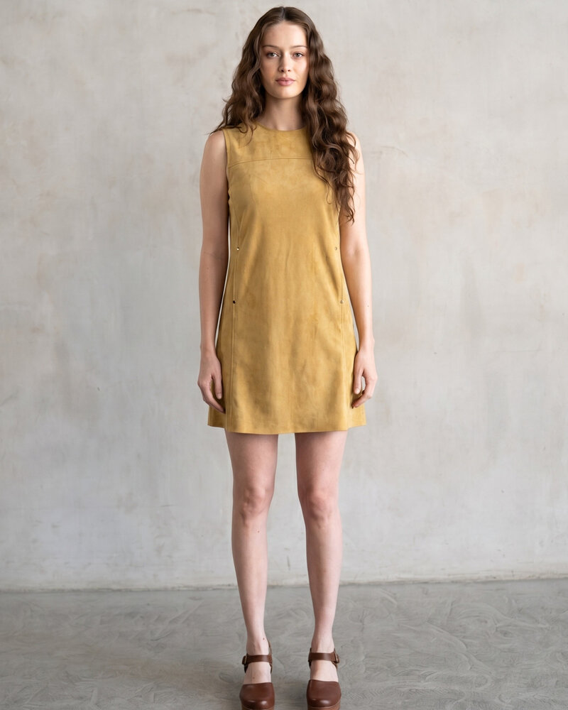 Secci Suede Mini Dress
