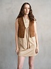 Lucia Suede Vest Top