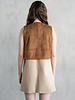 Lucia Suede Vest Top