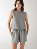 Lockie Bubble Hem Tank | Grey