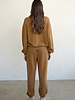 Button Collar Pullover | Copper