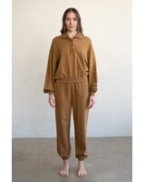 Button Collar Pullover | Copper