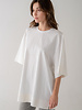 Soft Structure Oversized Top | White