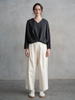 Penny Pleated Long Sleeve | Black