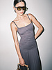 Maya Shirred Bodice Maxi Slip Dress | Ink