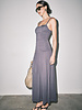 Maya Shirred Bodice Maxi Slip Dress | Ink