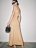 Maya Shirred Bodice Maxi Slip Dress | Sand