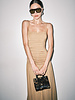 Maya Shirred Bodice Maxi Slip Dress | Sand