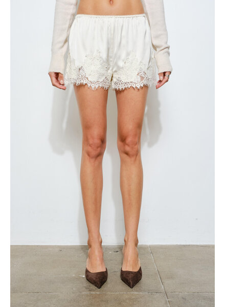 Carmen Lace Shorts | Cream