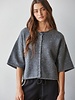Tobi Knit Cardigan Top | Charcoal