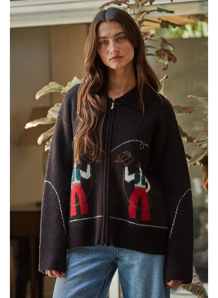 Roper Zip-up Cardigan